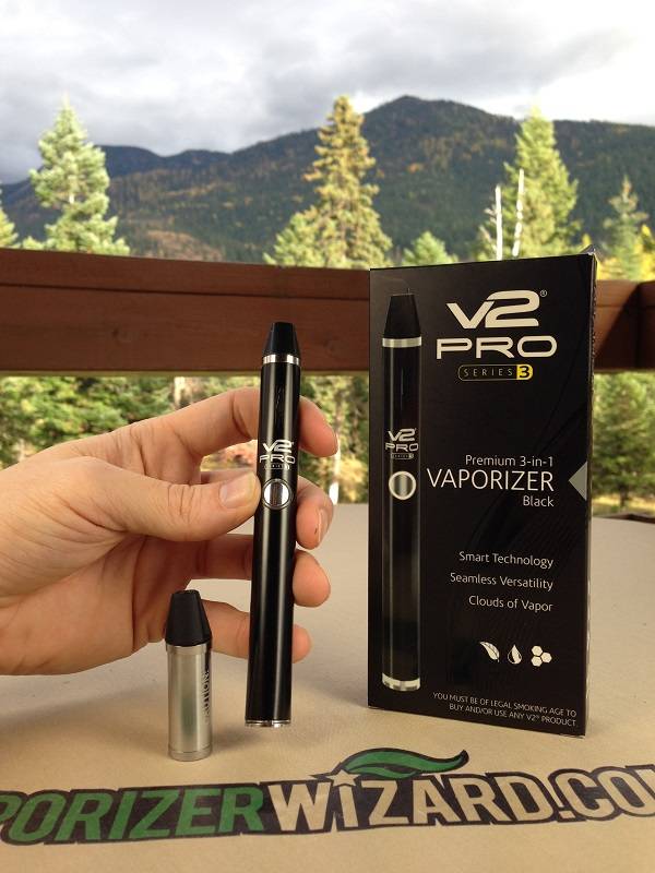 V2Pro Series 3 Vaporizer Size